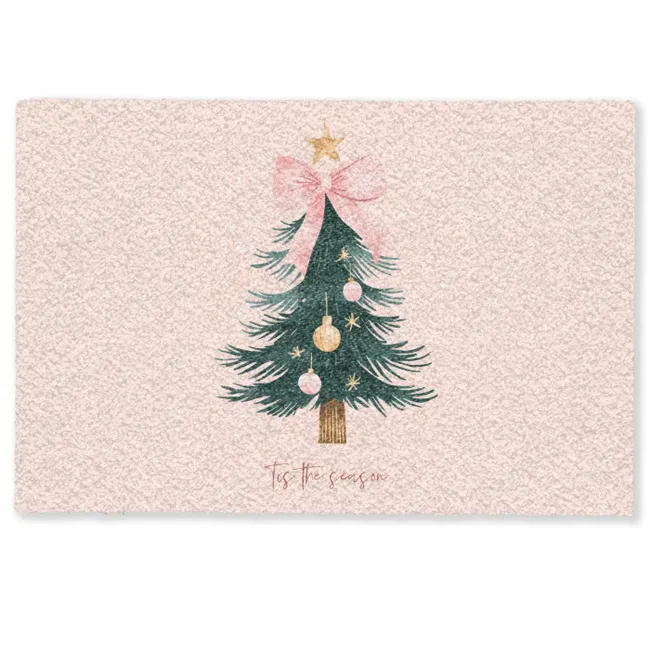Christmas Season - Kerst - Kerstboom - Roze Deurmat klein -zkaufland3d