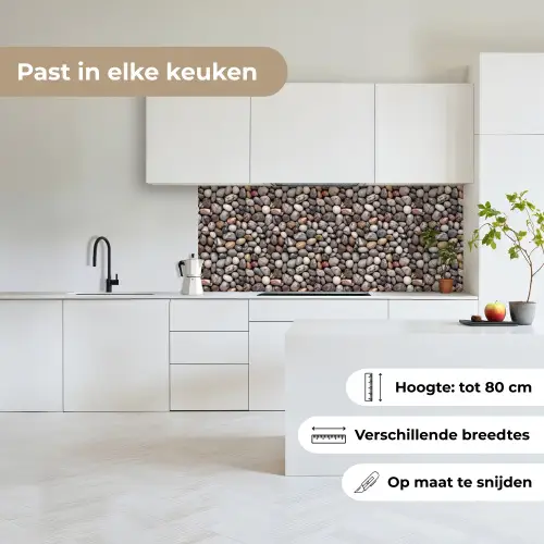 Marmer - Kleuren - Kiezels keuken achterwand 2 middel 871 -sfeer4_NL