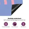 Pretty - Roze - Blauw - Golvend Inductie beschermer vinyl 3mm klein -zzzzzzz-cc-onderkant