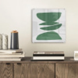 Abstract - Groen - Vormen - Modern plexiglas 5mm klein -sfeer1