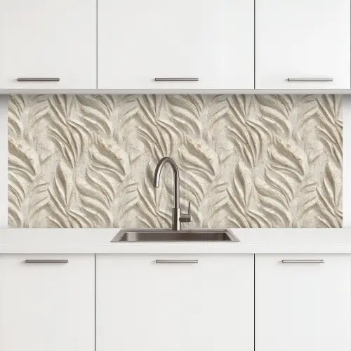 Textuur - Reliëf - Beige keuken achterwand 2 middel 871 -3d