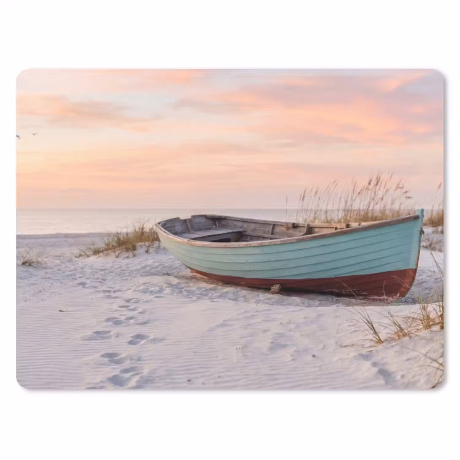 Muismat - Rustiek - Roeiboot - Zandstrand