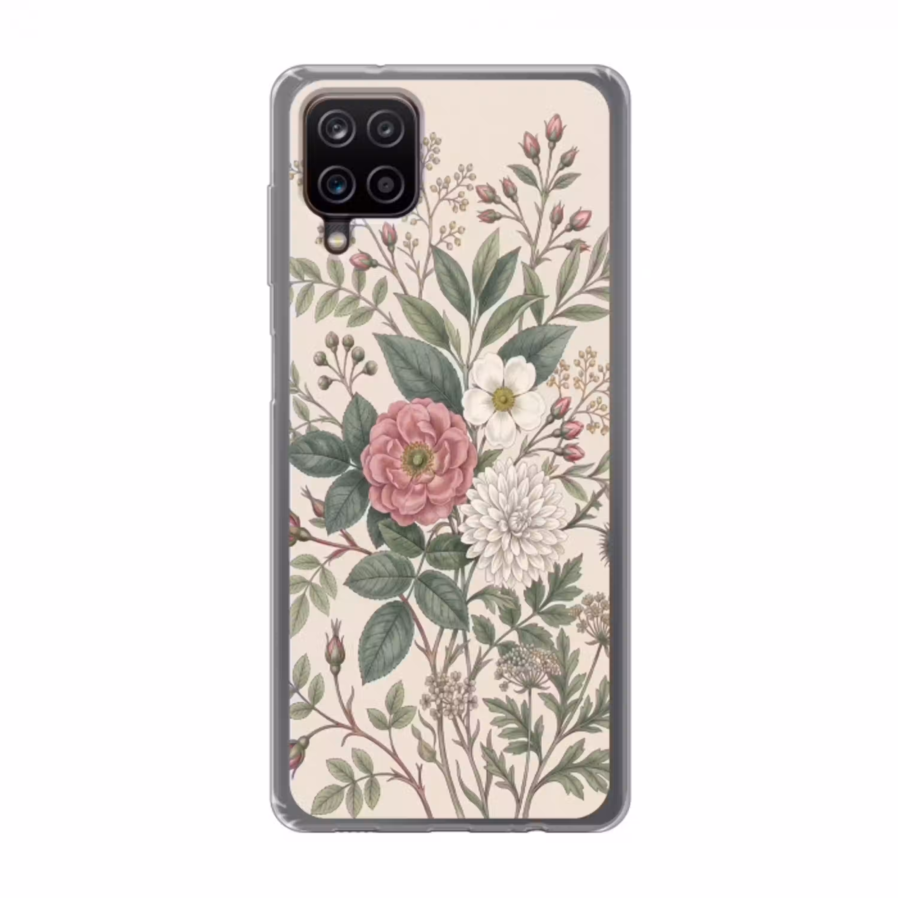 Romantisch - Design - Kleurrijk Telefoonhoesje Samsung Galaxy A12 klein -3d