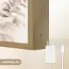 Giraffe - Bladeren - Bruin - Jungle - Kind Light Box met batterij (Wandlamp kind) middel -USP_websiteoplaadbaarNL