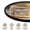 Delftsblauw - Goud - Burger Fotolijst rond zonder passe partout klein -closeup_NL