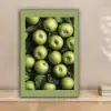 Appels - Groen - bladeren canvas 2cm klein -sfeer1