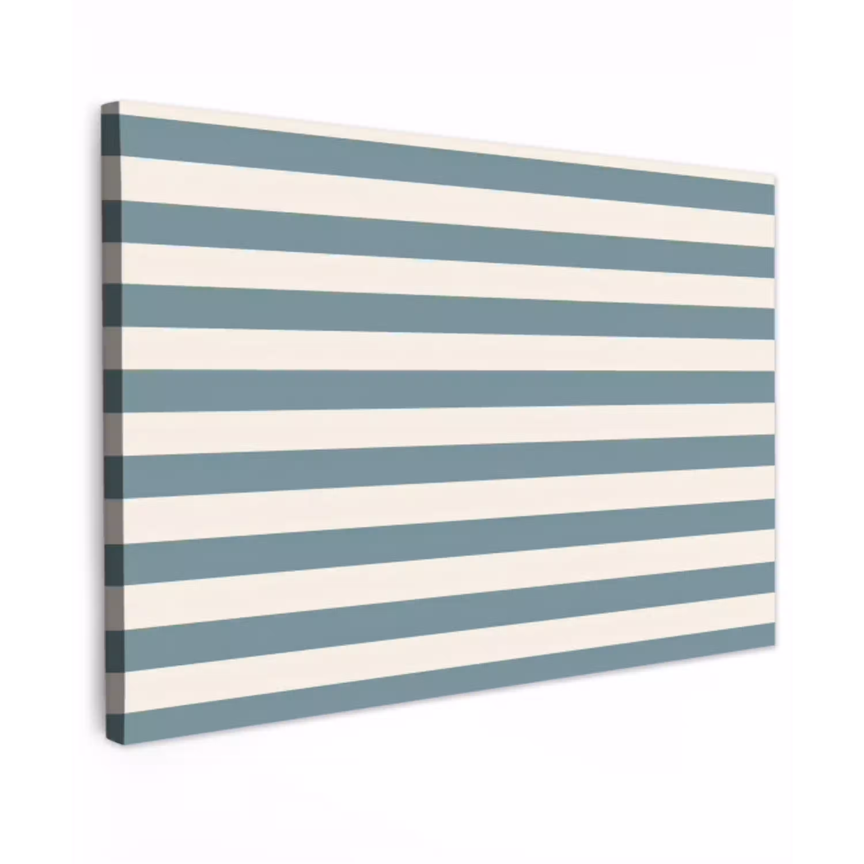 Strepen - Modern - Blauw canvas 2cm klein 34 -z3d
