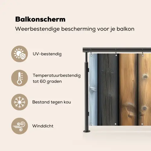 Hout - Planken - Gemengd Balkonbeschermer Duitsland klein -specs_NL
