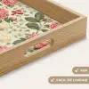 Klassiek - Botanisch - Veelkleurig Dienblad Rechthoek middel 911 -USP_HandgreepES