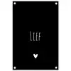 Spreuken - Lief - Quotes tuinposter los doek klein -3d