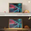 Raceauto - Rood - Snelheid Light Box met batterij (Wandlamp kind) middel -sfeer3_kind