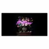 Neon - Vaas - Bloemen Muismat XXL klein -3d_leeg