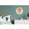 Tuin - Quote - Strepen - Zomer Wandcirkel aluminium klein -slaapkamer