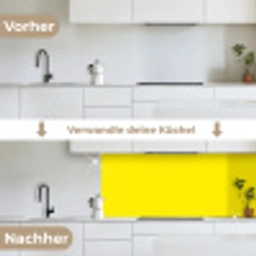 Geel - Citroen - Neon - Kleuren keuken achterwand 2 middel 871 -voor-na_DE