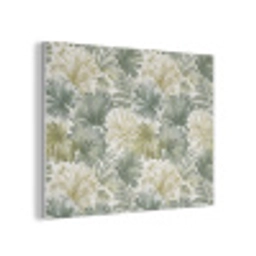 Bladeren - Botanisch - Groen PET vilt klein 837 -3d