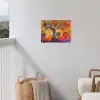 Boom - Levensboom - Abstract - Kleurrijk tuinposter los doek klein -sfeer8