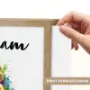 Leeuw - Verf - Kleurrijk - Wit - Dier Light Box met batterij (Wandlamp kind) middel -USP_websiteprintNL