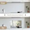Vaas - Eieren - Bloemen keuken achterwand spatscherm klein -voor_na_NL