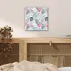 Monstera - Pastel - Bladeren - Tropical aluminium wit klein -sfeer3