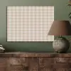 Plaid - Patroon - Vierkant - Beige PET vilt klein 837 -sfeer2