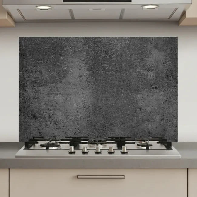 Structuur - Beton - Grijs - Industrieel - Rustiek keuken achterwand spatscherm klein -3d_website