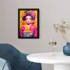 Bloemen - Vrouw - Kimono - Roze fotolijst zwart zonder passe partout klein -sfeer4