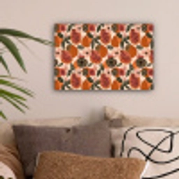 Papaja - Bloesem - Oranje canvas 2cm klein 34 -sfeer1