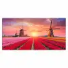 bloemen-tulpen-bloemenveld-molens-holland Muismat XXL klein -3d_leeg