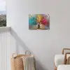 Boom - Kleurrijk - Grijs - Modern tuinposter los doek klein -sfeer8