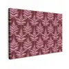 Blad - Patroon - Paars Tuinposter op houten frame 2 cm dik klein 845 -3d