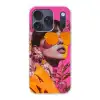 Zonnebril - Oranje - Vrouw - Planten Telefoonhoesje iPhone 17 Pro klein -3d
