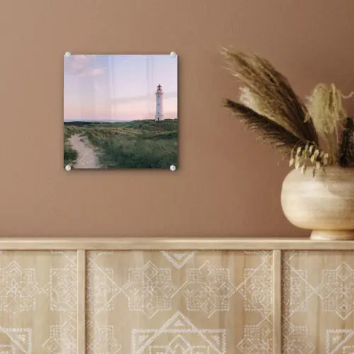 Vuurtoren - Duinlandschap - Zee plexiglas 5mm klein -sfeer5