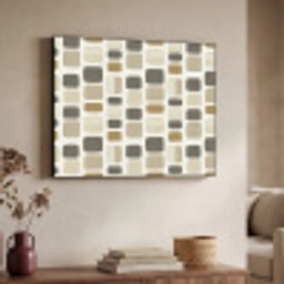 Blokken - Vintage - Grijs Textielframe zwart klein 947 -sfeer3