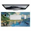 Berg - Skyline - Strand - Water Muismat XXL klein -3d