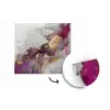 Marmer - Abstract - Goud - Paars fotobehang vinyl groot -3d