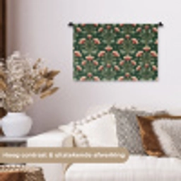 Patroon - Botanisch - Kleurrijk Wandkleed katoen klein 269 -sfeer1