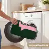 Tekstwolk - BLAH BLAH BLAH - Roze Badmat klein -USP_WasbaarNL