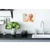 Vrouw - Douche - Roze Muursticker klein -keuken