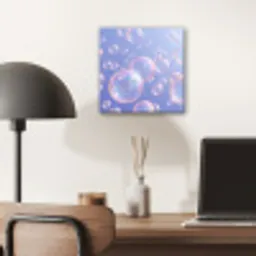 Pastel - Bubbels - Dromerig aluminium wit klein -sfeer5