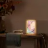 Marmer - Kleurrijk Light Box met kabel (Tafellamp) klein -sfeer4