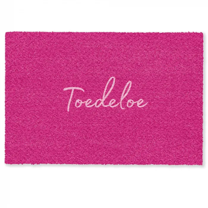 Toedeloe - Roze Deurmat klein -zkaufland3d
