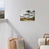 Italiaans landschap parasoldennen - Kunst - Hendrik Voogd - Schilderij - Zwart wit - Oude meesters tuinposter los doek klein -sfeer8