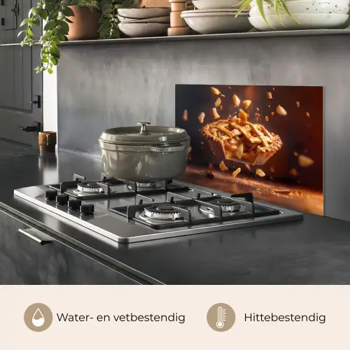 Appel - Taart - Warm - Eten keuken achterwand spatscherm klein -usp_NL