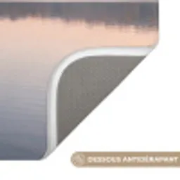 Bomen - Reflectie - Water - Zonsopgang - Serene Badmat klein -USP_AntislipFR