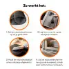 Hut - Grijs - Bergen - Mistig Inductie beschermer vinyl 3mm klein -zzzzzzz-td-werking