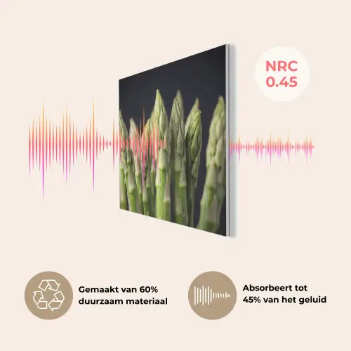 Asperges - Groen - Zwart PET vilt klein -USP_NL