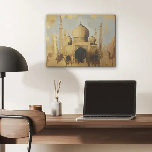 Moskee - Goud - Arabisch - Ramadan - Islamitische PET vilt klein -sfeer5