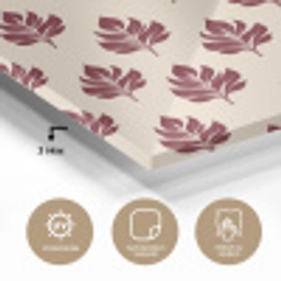 Botanisch - Patroon - Bordeaux plexiglas 5mm klein 11 -wsfeer2_DE