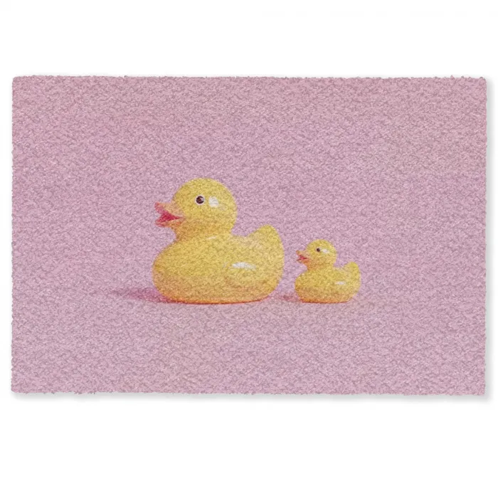Eendjes - Vrolijk - Roze Deurmat klein -zkaufland3d