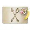 Beige - Vintage - Bestek Placemat vinyl groot -zzzproduct_Kitchenyeah-website